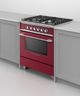 Fisher & Paykel 30" Red Pro Style Natural Gas Range-5