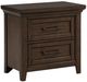 Crown Mark Beckett Brown Nightstand-0