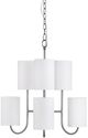 Crestview Collection Fields Silver 6-Light Chandelier-0