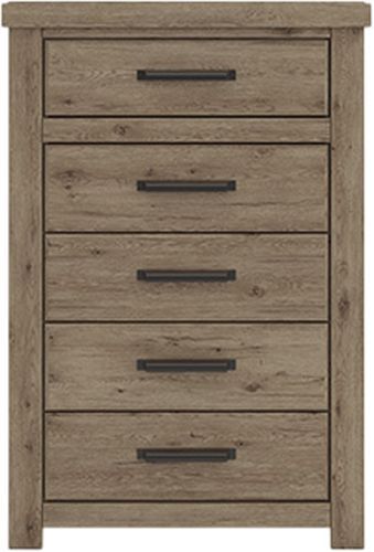 Signature Design by Ashley® Oliandon Light Brown 5-Drawer Chest-2