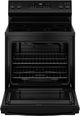GE® 400 Series 30" Black Freestanding Electric Range-2