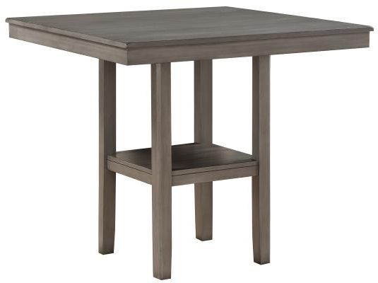 Mazin Furniture Sharon Gray 5 Piece Counter Height Dinette Set-2