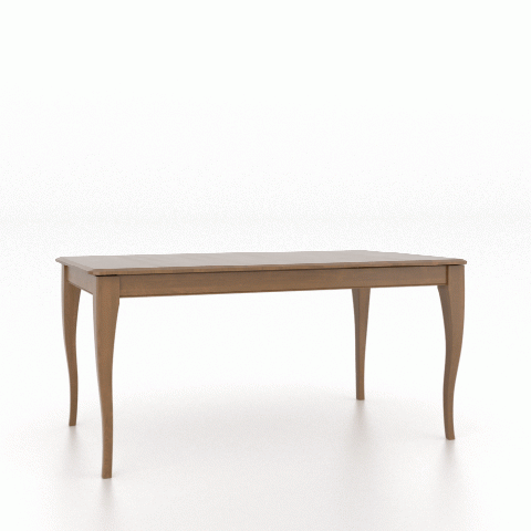 Canadel Customizable Gourmet 62" VC Cabriole Legs Dining Table -1