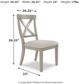 Signature Design by Ashley® Parellen Gray Upholstered Dining Side Chair-4