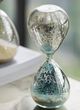 A & B Home Peleus Jade 30-Minute Silvered Hourglass-2