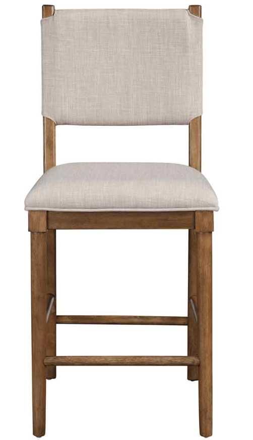 Steve Silver Co. Oslo Beige/Pecan Counter Stool-1