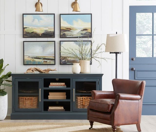 aspenhome® Byron Malta Blue 66" Console-2