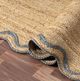 LR Home Scallop Denim/Natural 3'x8' Runner-2