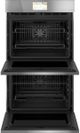 Café™ Minimal Series 30" Platinum Glass Built In Convection Double Electric Wall Oven-2