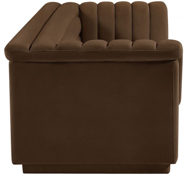 Meridian Furniture Cascade Brown Velvet Sofa-2