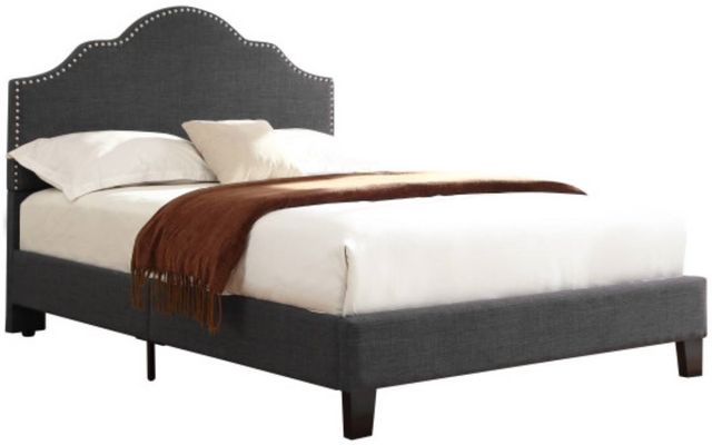 Emerald Home Madison Charcoal Queen Upholstered Panel Bed-0