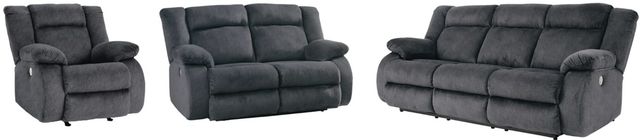 Signature Design by Ashley® Burkner 3-Piece Marine Power Reclining Living Room Set-0