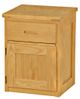Crate Designs™ Furniture Classic 30" Tall Nightstand with Lacquer Finish Top Only-0