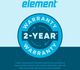 Element® 8,000 BTU's White Window Mount Air Conditioner-3