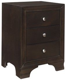 Mazin Furniture Centralia Brown Nightstand-1