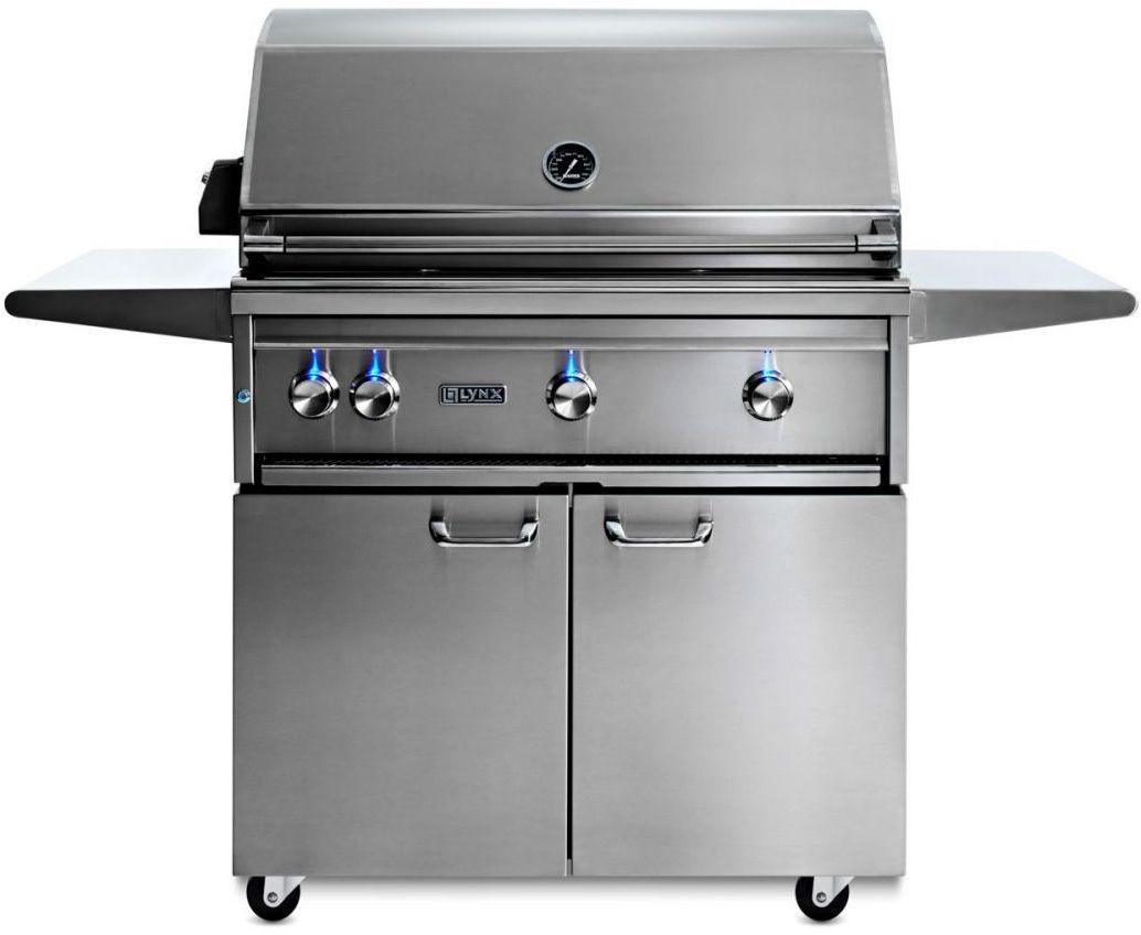 Lynx® Professional 4-Burner Stainless Steel Freestanding Liquid Propane Gas Grill