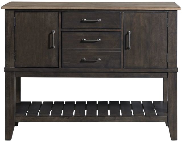 Intercon Beacon Black/Walnut Server-2