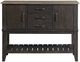 Intercon Beacon Black/Walnut Server-2