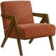 Monarch Specialties Inc. Brown Walnut/Red 30" Accent Chair-0