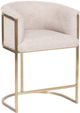 Vanguard® Furniture Vanguard Skye Novum Dove/Satin Brass Counter Stool-0