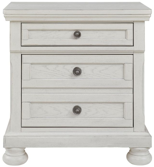 Signature Design by Ashley® Robbinsdale Antique White 29" Nightstand-2