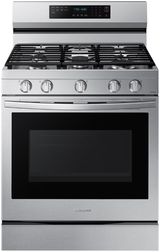 Samsung 30" Fingerprint Resistant Stainless Steel Freestanding Gas Range