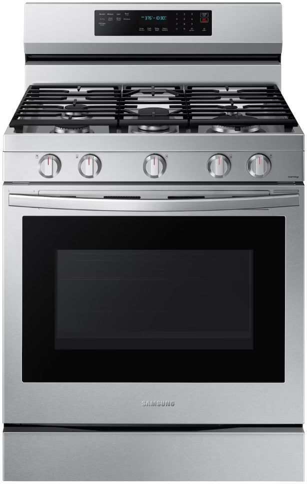 Samsung 30" Fingerprint Resistant Stainless Steel Freestanding Gas Range-0