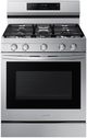 Samsung 30" Fingerprint Resistant Stainless Steel Freestanding Gas Range-0