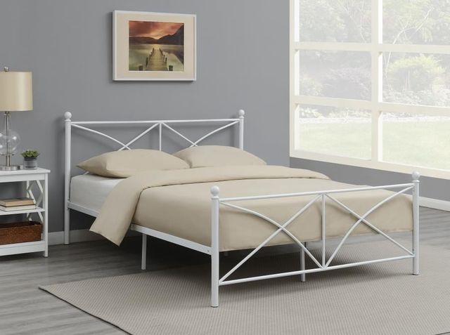 Coaster® Hart Ivory Metal Bed-2