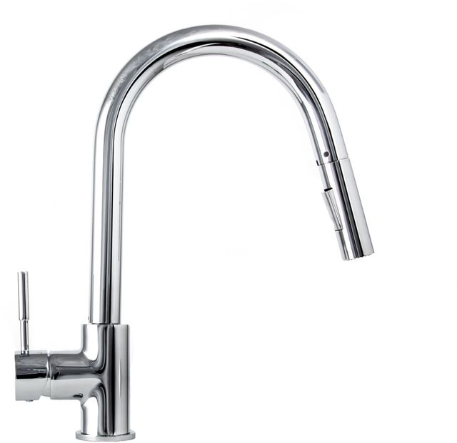 ZLINE Gemini Chrome Pull Down Single Handle Kitchen Faucet-1