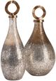 Crestview Collection Annalisa 2-Piece Silver Vase Set-0