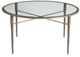 A.R.T. Furniture® Madou Glass Top Cocktail Table with Bronze Base-0