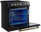 FORNO® Leonardo Espresso 30" Black Slide In Induction Range-4