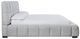 Signature Design by Ashley® Grendusk Light Gray Queen Upholstered Panel Bed-2