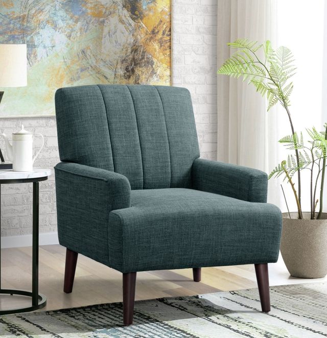 Elements International Kiwi Palmer Teal Chair-1