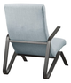 Olliix by Martha Stewart Manhattan Light Blue Metal Frame Arm Chair-2