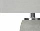 Monarch Specialties Inc. 25"H Grey Ceramic Table Lamp-2