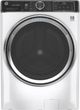 GE® 5.0 Cu. Ft. White Smart Front Load Washer-0