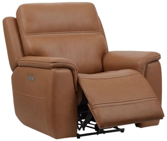 Flexsteel® Sawyer Harvest Leather Power Recliner with Power Headrest and Lumbar-3