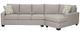 Dynasty Furniture Beige Sectional-0