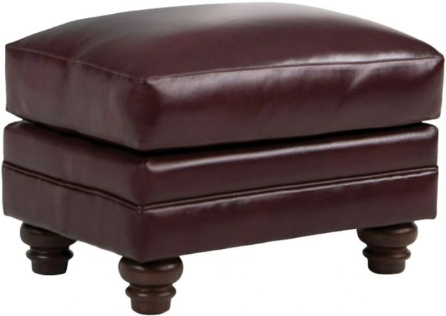Smith Brothers Customizable 522 Leather Ottoman-0