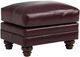 Smith Brothers Customizable 522 Leather Ottoman-0