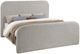 Coaster® Wren Gray Queen Upholstered Panel Bed-0