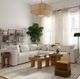 TOV Furniture Hangover Cream 81" Loveseat-1