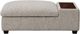 Palliser® Furniture Customizable Laguna Storage Ottoman with 12" Table-1