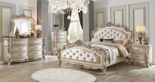 ACME Furniture Gorsedd Golden Ivory Chest-1