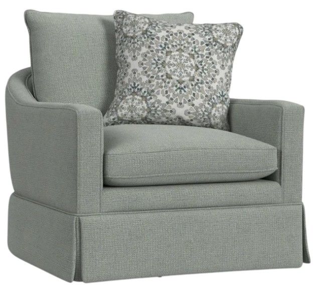 Flexsteel® Customizable Eleanora Fabric Swivel Chair-0