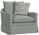Flexsteel® Customizable Eleanora Fabric Swivel Chair-0