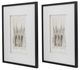 A & B Home 2-Piece Black/Gray Architecture Wall Art Set-0