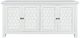 Jofran Inc. Isabella White 69" Mirrored Accent Cabinet-2